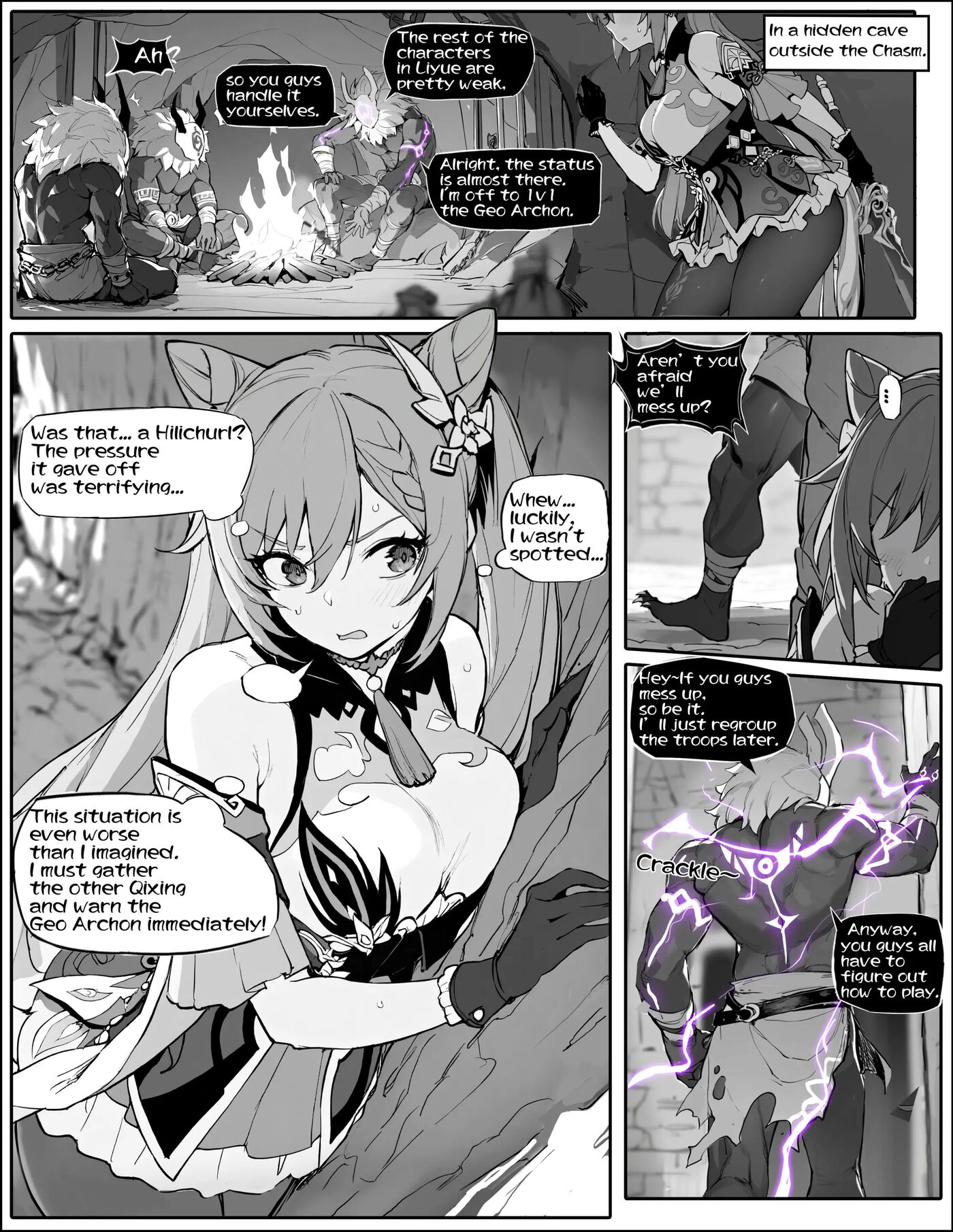 Infiltration Failed! Keqing Become A Sex Slave! Chapter 1000 Page 1